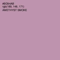 #BD94AB - Amethyst Smoke Color Image